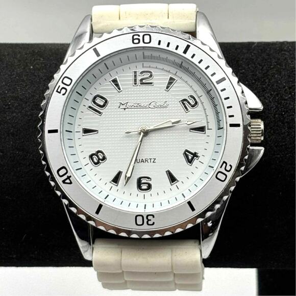 White Monte Carlo Men's Watch - Picture 1 of 4
